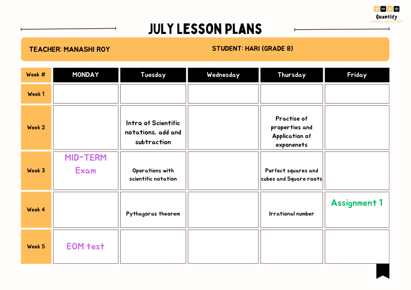 Lesson Plan preview